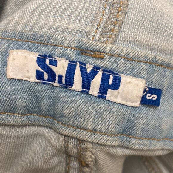 SJYP Denim Bustier Jumpsuit Small - Picture 2 of 8